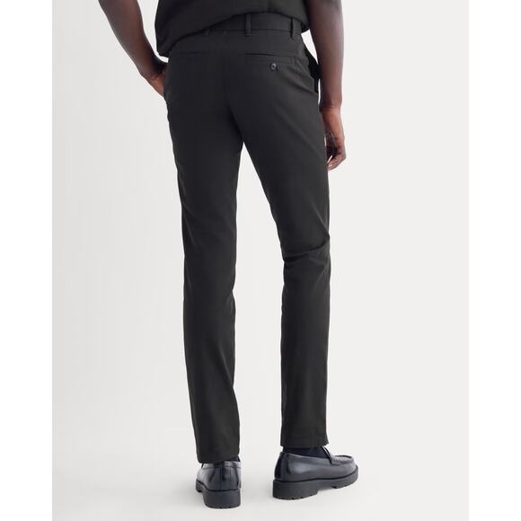 NWT Everlane Men's The Performance Chino Pant Uniform Slim Fit Black 38x30 - Picture 2 of 10